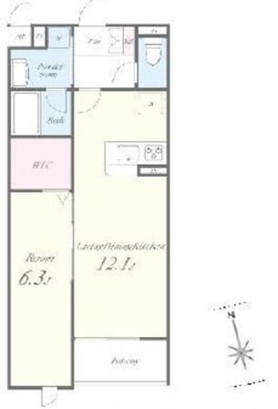 リトルロックスの物件間取画像